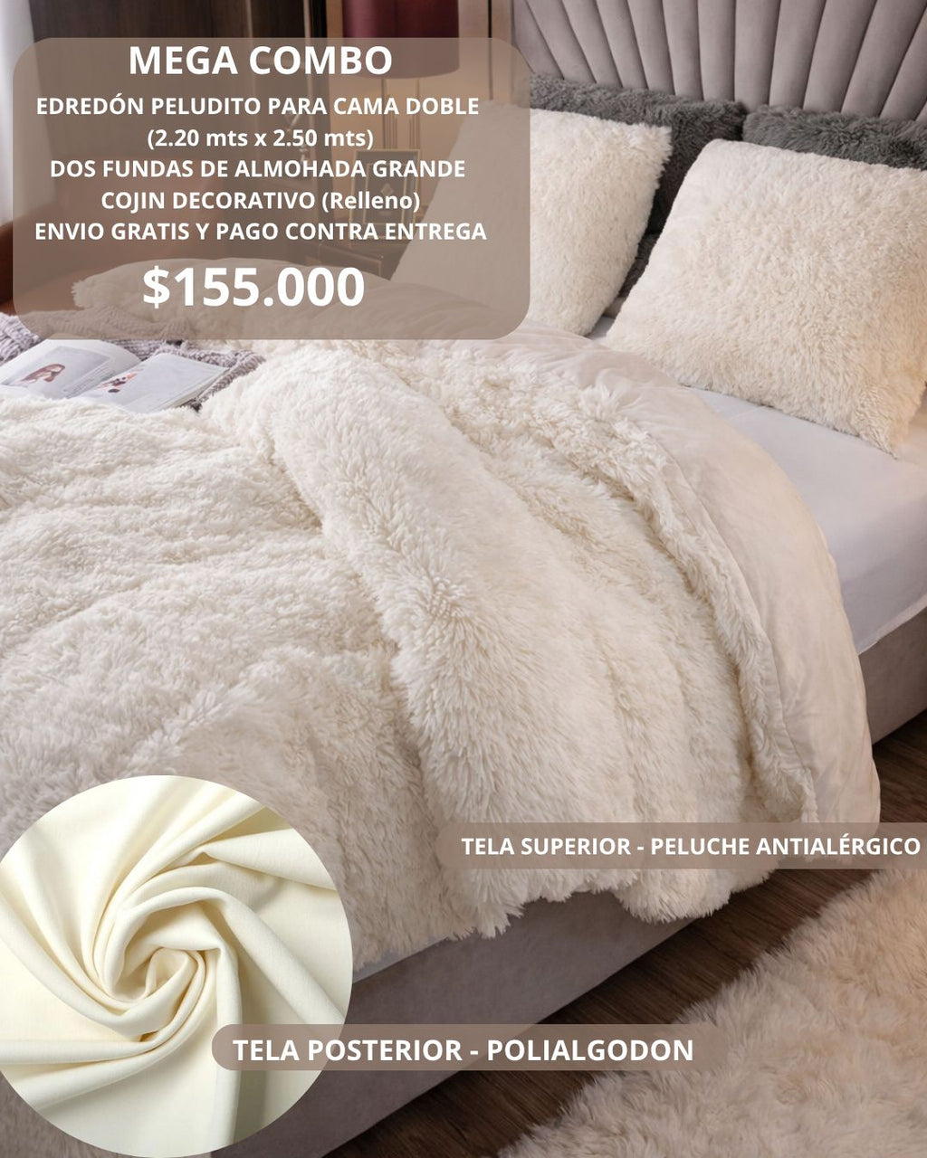 Edredón Beige