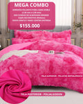 Edredón Fucsia Jaspeado