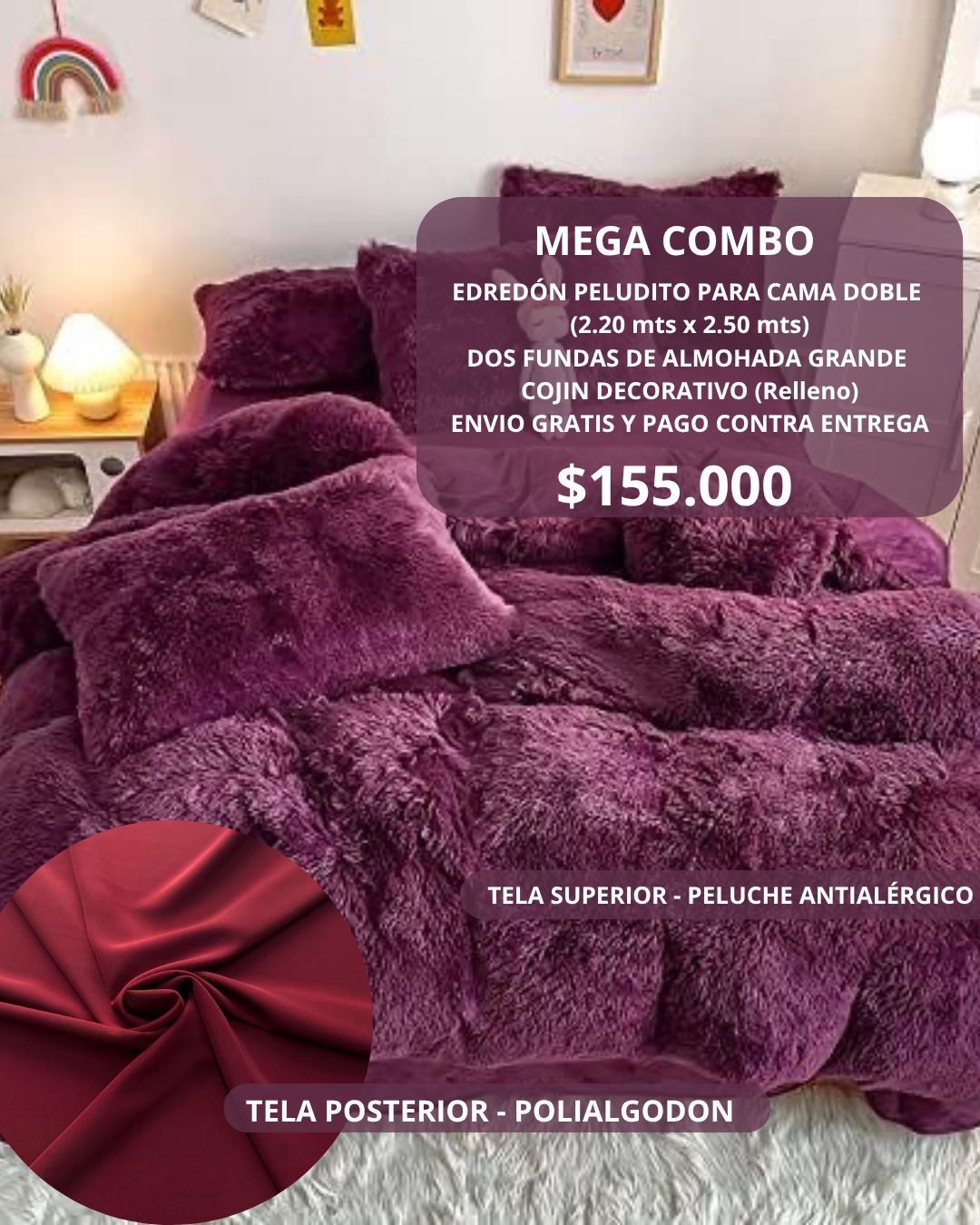 Edredón Morado